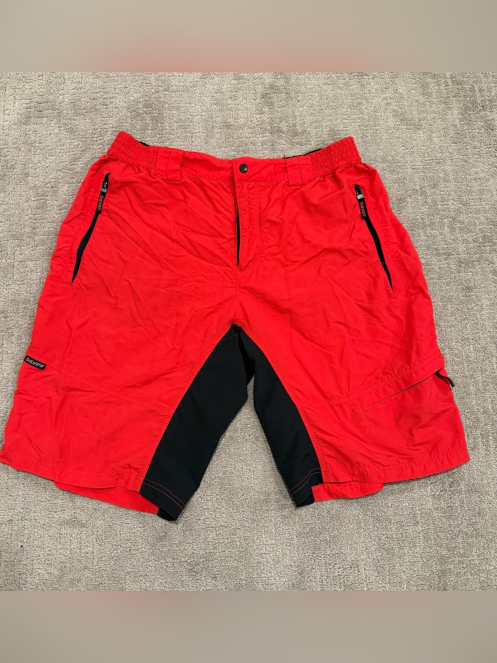 SILVINI MTB Mountain Bike Shorts Mens 3XL Red